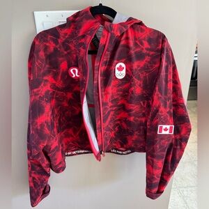 Lululemon Red and Black Olympic Jacket
